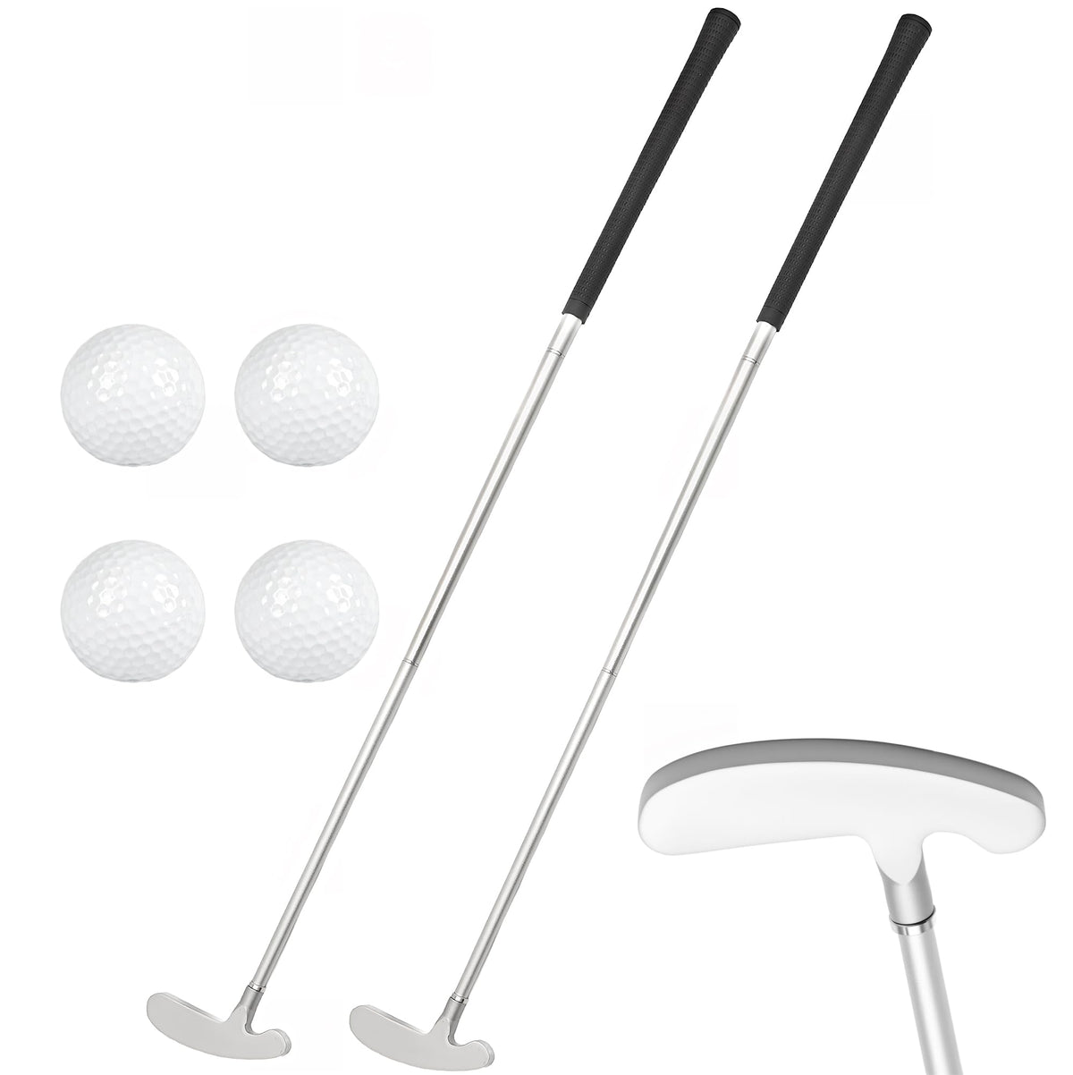 Spaluck detachable putter—left-right hands design for flexible practice.
