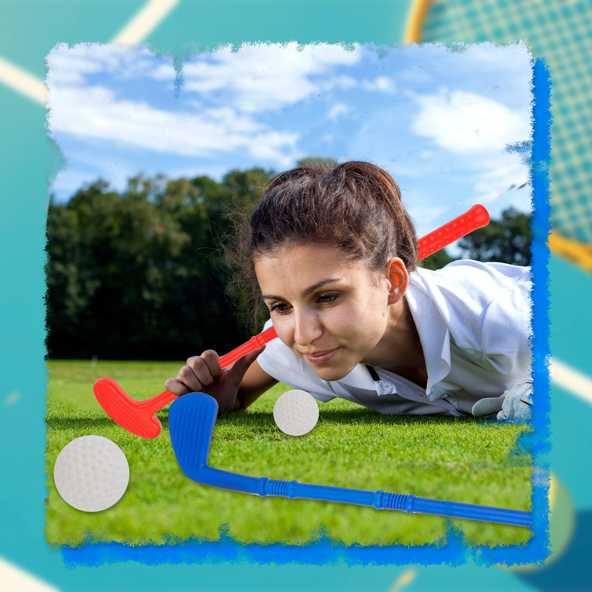 Spaluck golf set promotes family-friendly play and learning