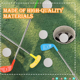 Spaluck golf set includes storage-friendly design for easy tidy up.