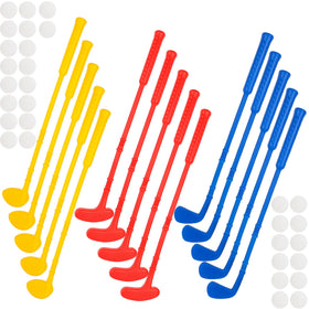 Spaluck mini golf clubs 15 color set for kids indoors and outdoors, safe and portable