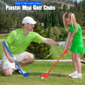 Spaluck mini golf set three color design enhances visual appeal
