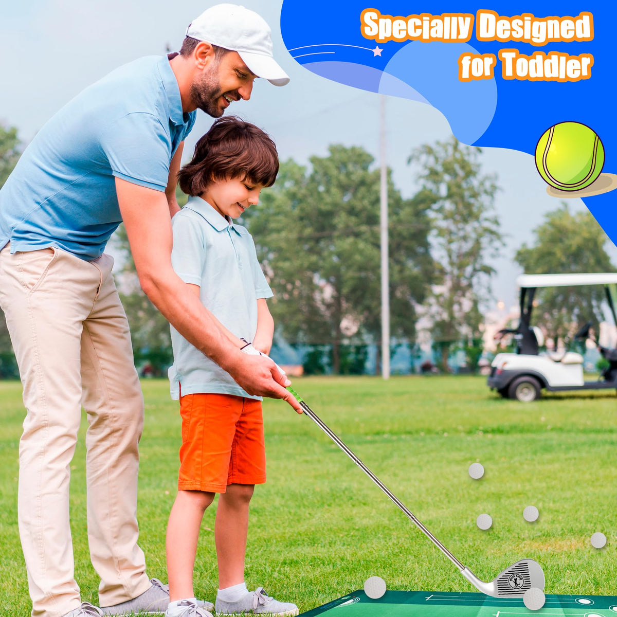 Spaluck putting mats enable at-home practice and fun.