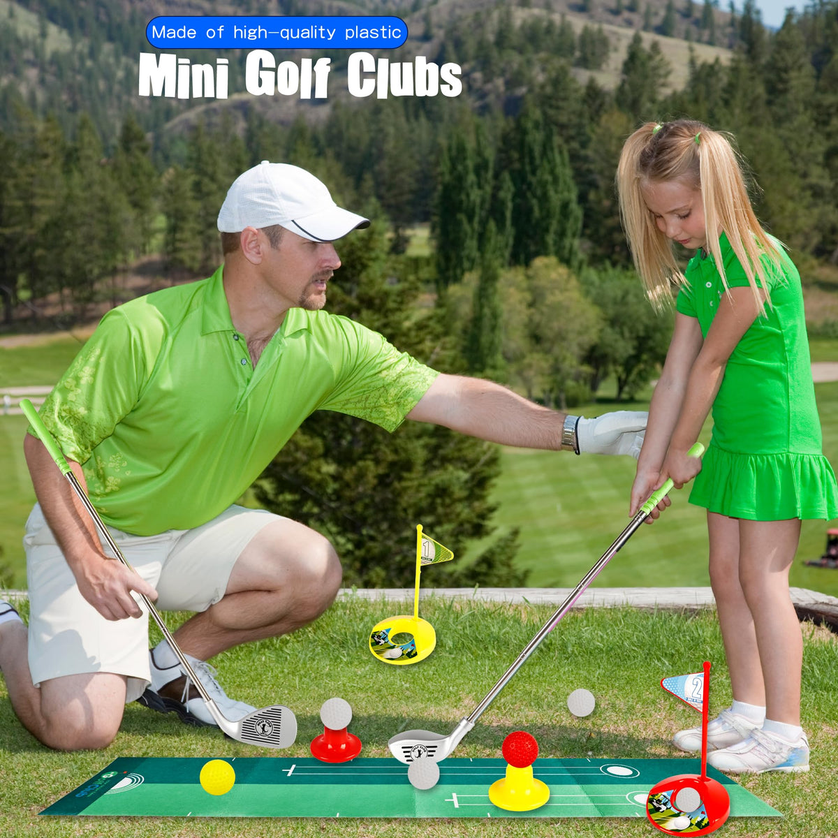 Spaluck holes enable easy setup and portable fun.