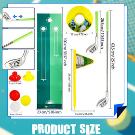 Spaluck mini golf balls provide durable practice for toddlers.
