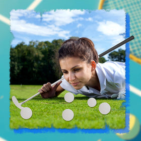 Spaluck two-putter set with four balls—great for daily training and gifting.