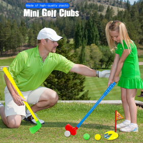 Spaluck tees included for stable tee-off practice.