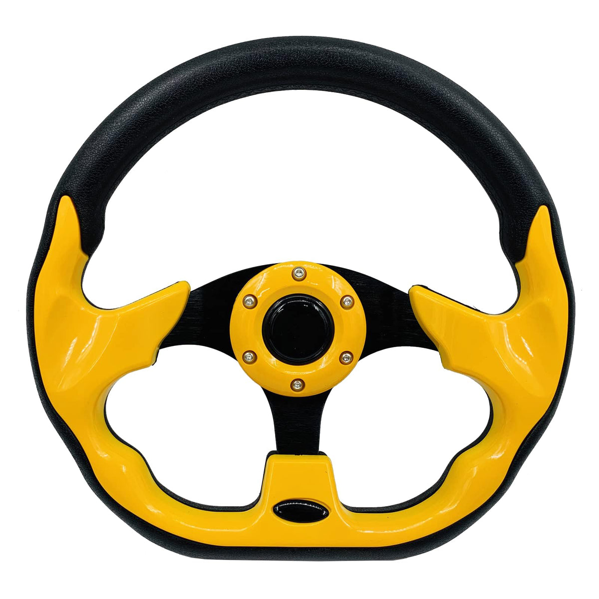 Spaorcco 12.5-inch steering wheel front view shows a sleek upgrade and grip.