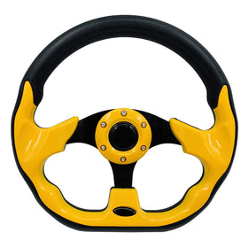 Spaorcco 12.5-inch steering wheel front view shows a sleek upgrade and grip.