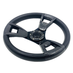 Spaorcco carbon fiber three-spoke design for enhanced control and style