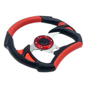 Brushed aluminum spokes give a premium look to the Spaorcco wheel
