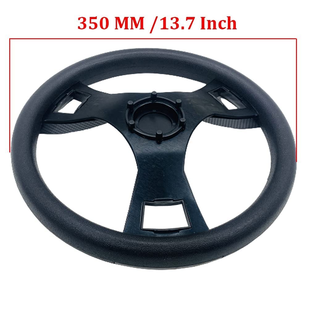 Spaorcco durable steering wheel adds driving atmosphere to the cart