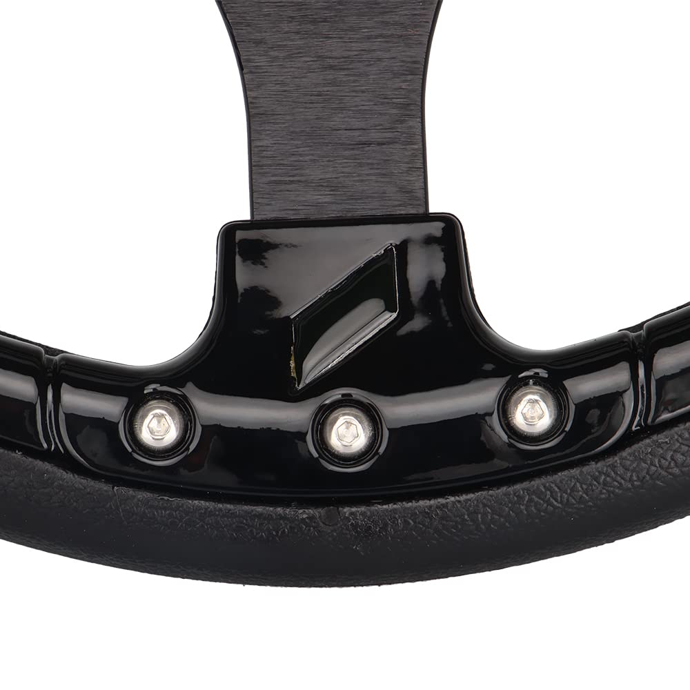 Spaorcco ergonomic 12.5-inch design provides comfortable steering for long rides.