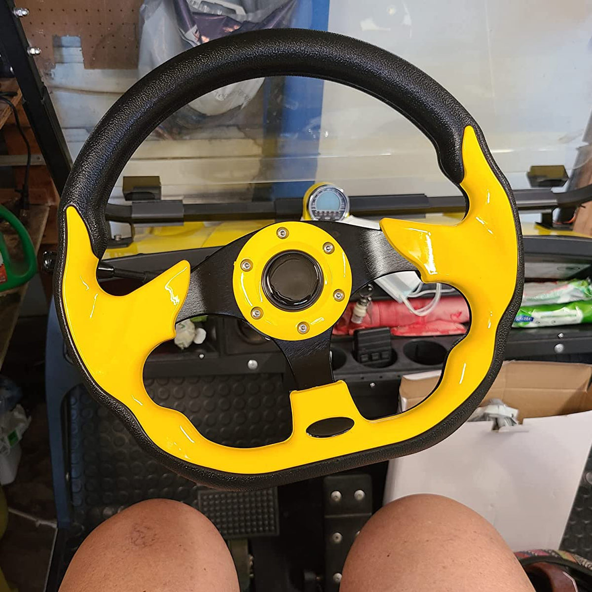 Spaorcco wheel compatible with EZGO RXV/TXT, Club Car DS/Precedent, and Yamaha models.