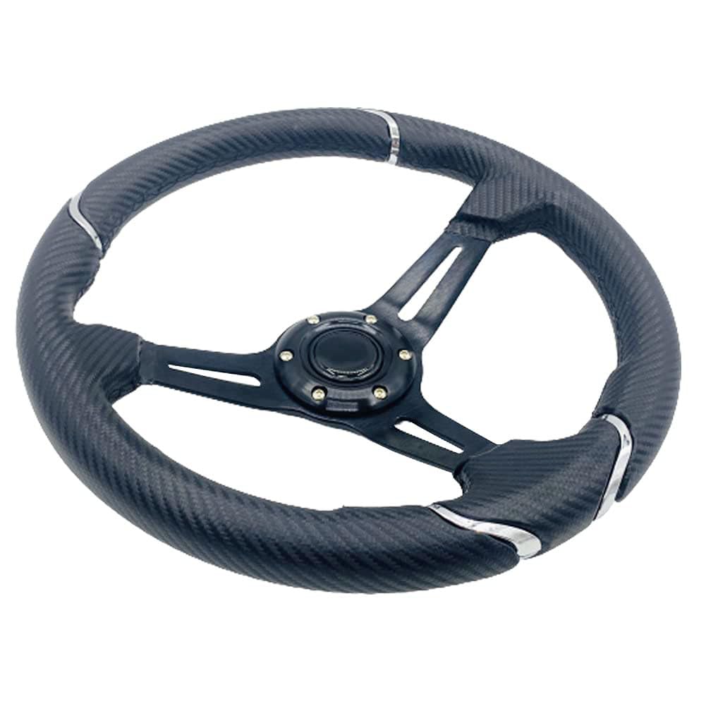 Spaorcco four electroplating strips add modern style and visual reference for steering angle
