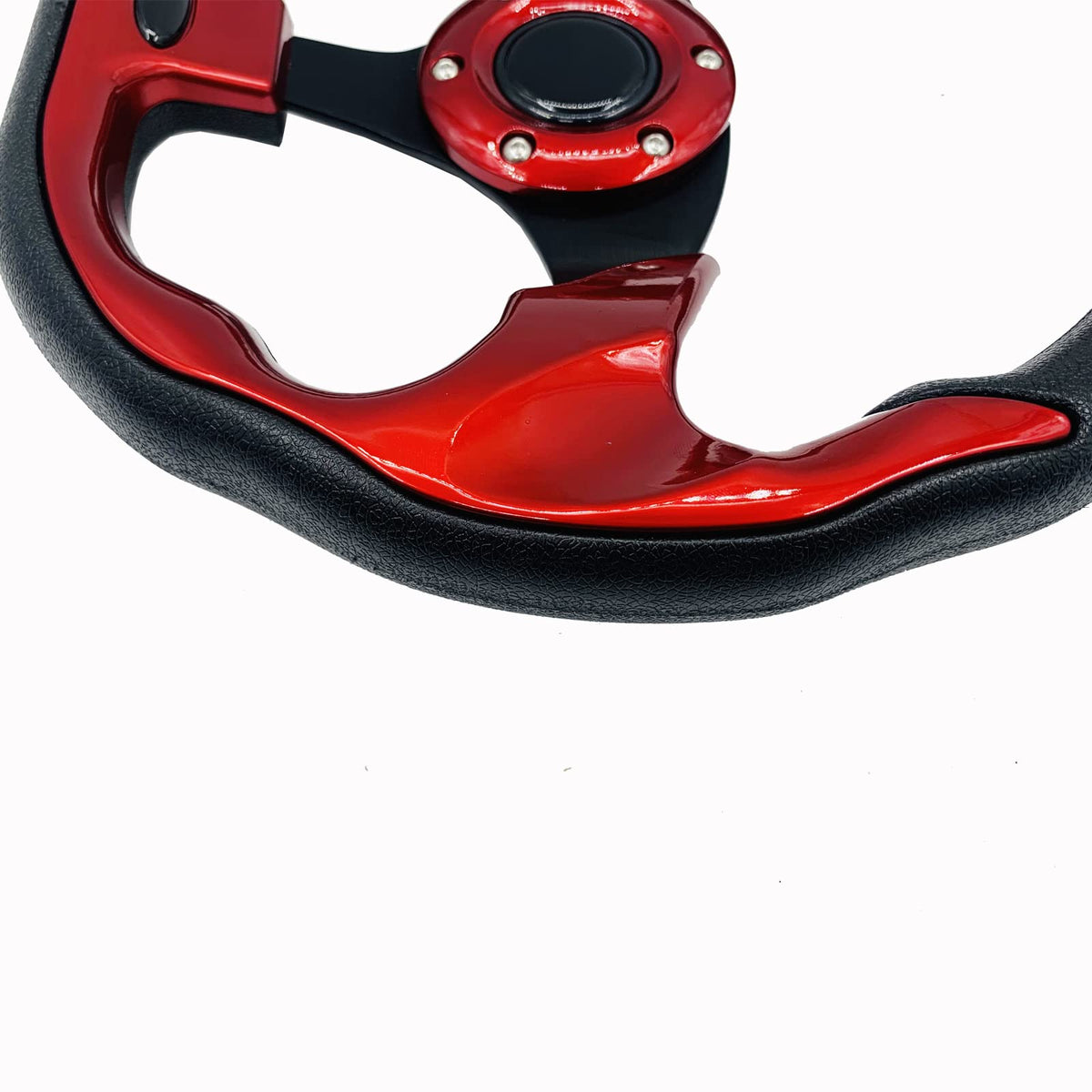 Spaorcco D-shape steering wheel offering extra leg room for comfortable driving