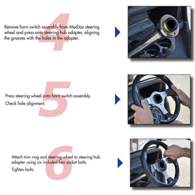 Spaorcco installation demo showing simple wheel swap.