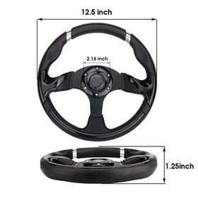 Spaorcco non-slip PVC grip resists heat for long rides.