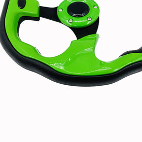 Spaorcco universal green steering wheel for Club Car DS/Precedent enhances look and control