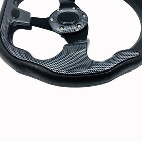 Spaorcco steering wheel delivers enhanced grip for confident driving.