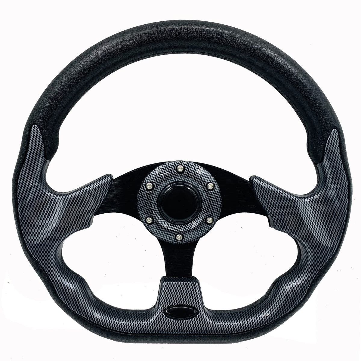 Spaorcco universal steering wheel for EZGO TXT and Club Car DS enhances compatibility.