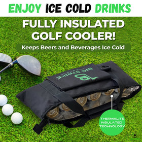 Sparkly Strike Big Strike cooler offers carry handle and detachable strap.