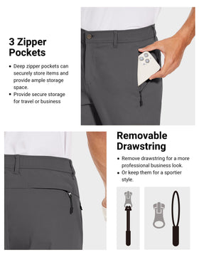 SPECIALMAGIC Golf Work Pants con estiramiento para movimiento sin restricciones