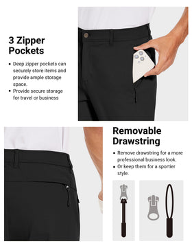 SPECIALMAGIC tapered-fit golf pants provide a sleek silhouette and unrestricted movement