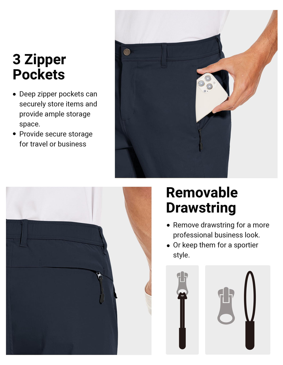 SpecialMAGIC breathable waterproof fabric keeps you comfortable on course