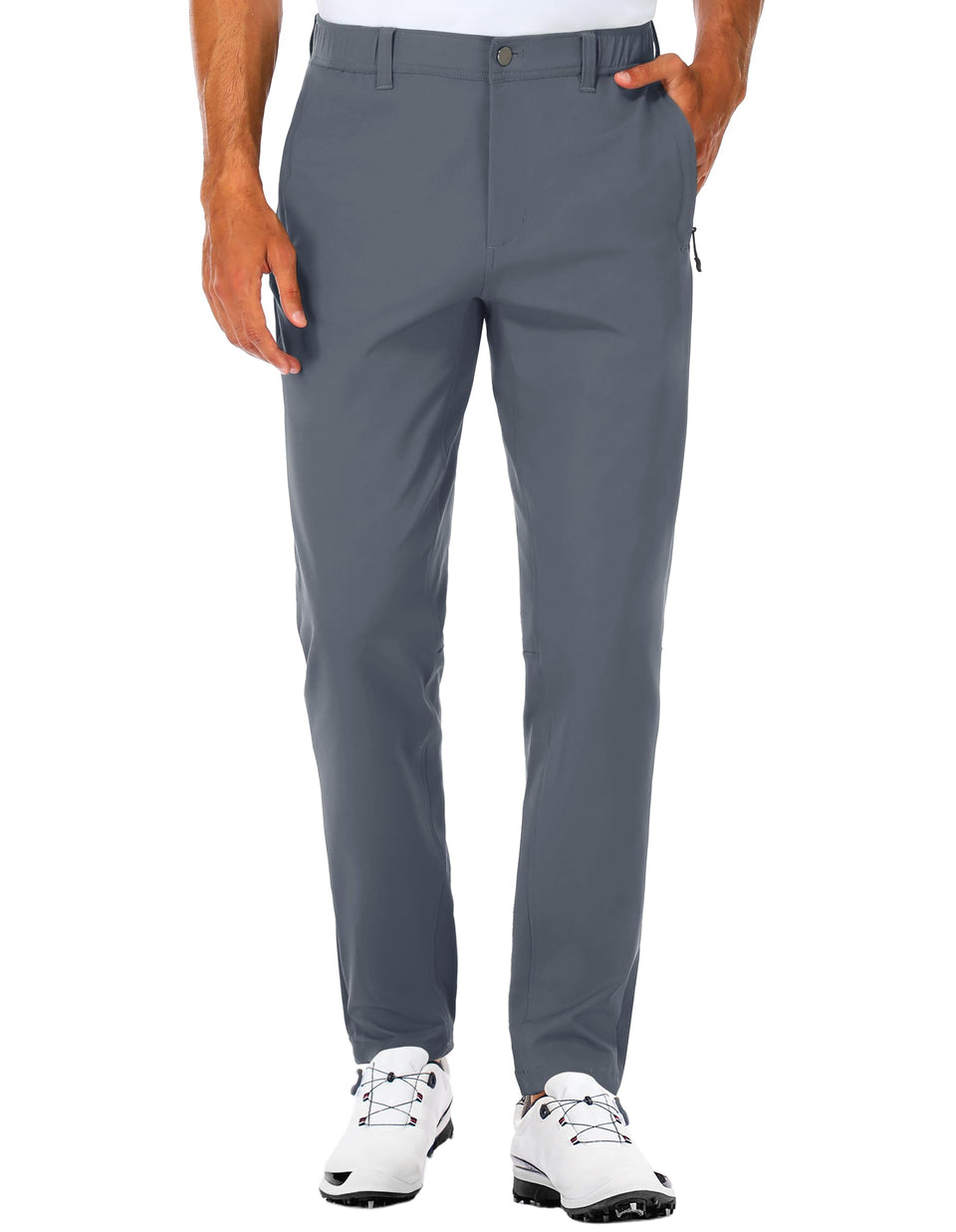 SPECIALMAGIC Work Golf Pants close-up of breathable fabric for comfort