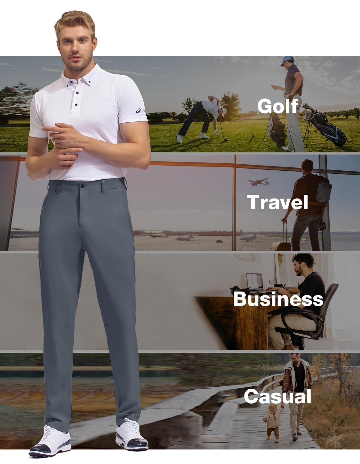 SPECIALMAGIC Work Golf Pants waterproof capability suitable for wet conditions