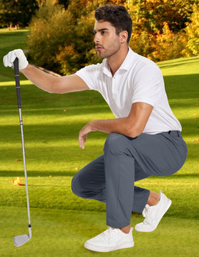 SPECIALMAGIC Work Golf Pants zip pocket detail showing secure storage