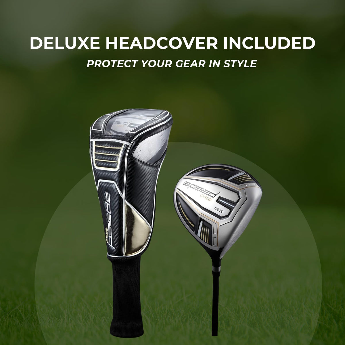 Speed System Golf right-handed 12.5° loft driver for mid-trajectory play.