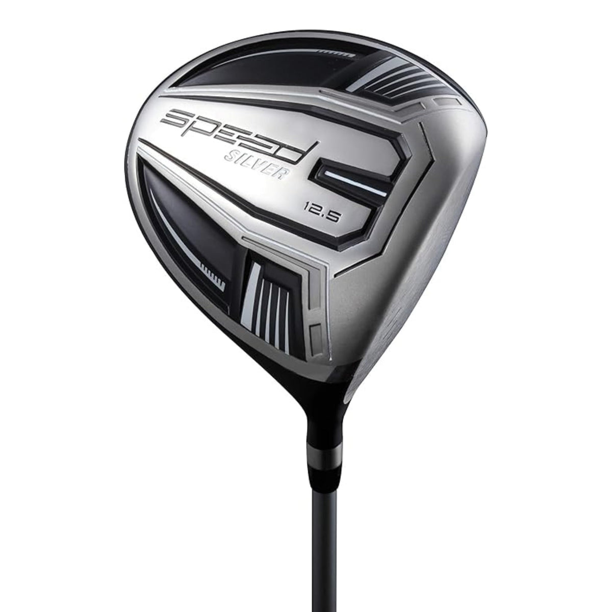 Speed System Golf titanium driver with an oversized sweet spot for forgiving off-center hits