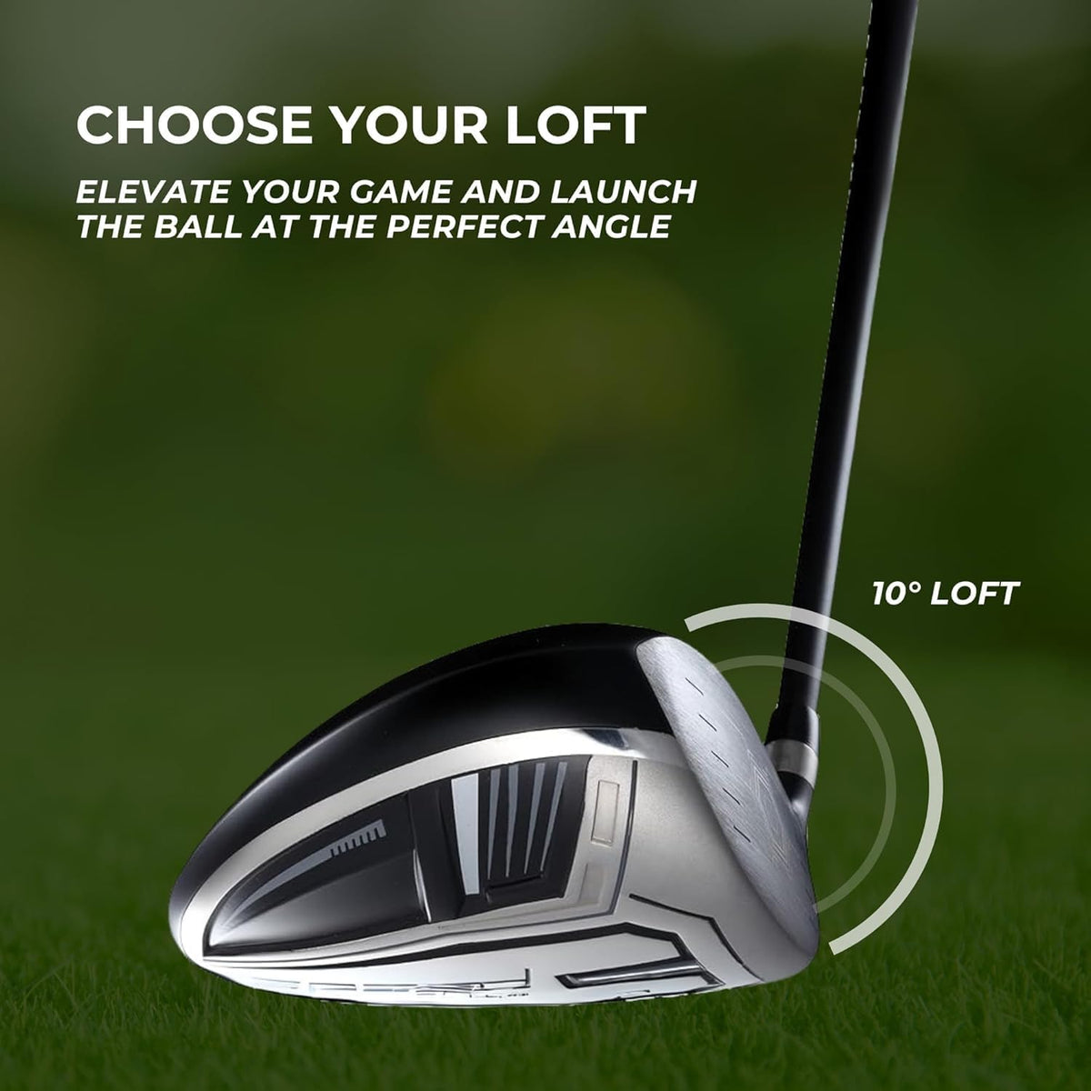 Speed System Golf titanium driver features ultra-light shaft for faster speed