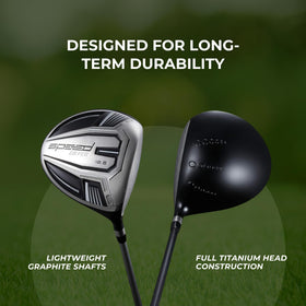Speed System Golf ultra-lightweight graphite shaft enabling faster swing speeds and smoother rhythm