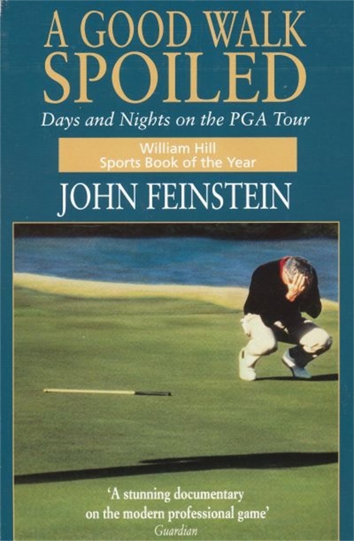Sphere A Good Walk Spoiled book cover highlighting the PGA Tour atmosphere and player rivalries.