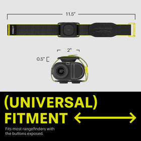 Black MAG-iT golf strap blending with gear for a tidy setup.
