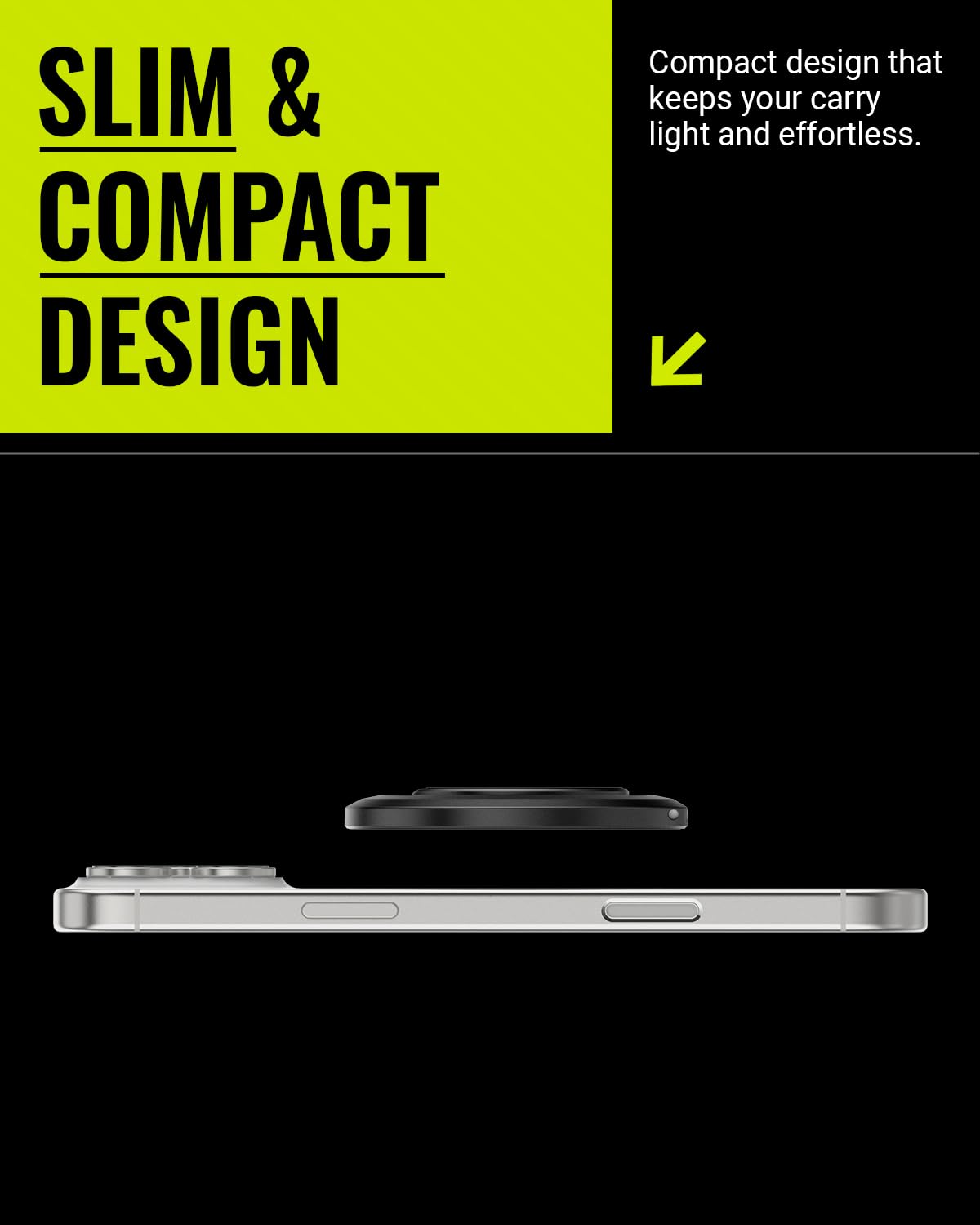 Spigen MAG-iT compatible with riding and push carts on steel or iron frames.