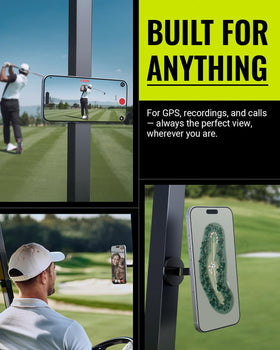 Spigen MAG-iT steel/iron frame compatibility ensures firm grip on course.