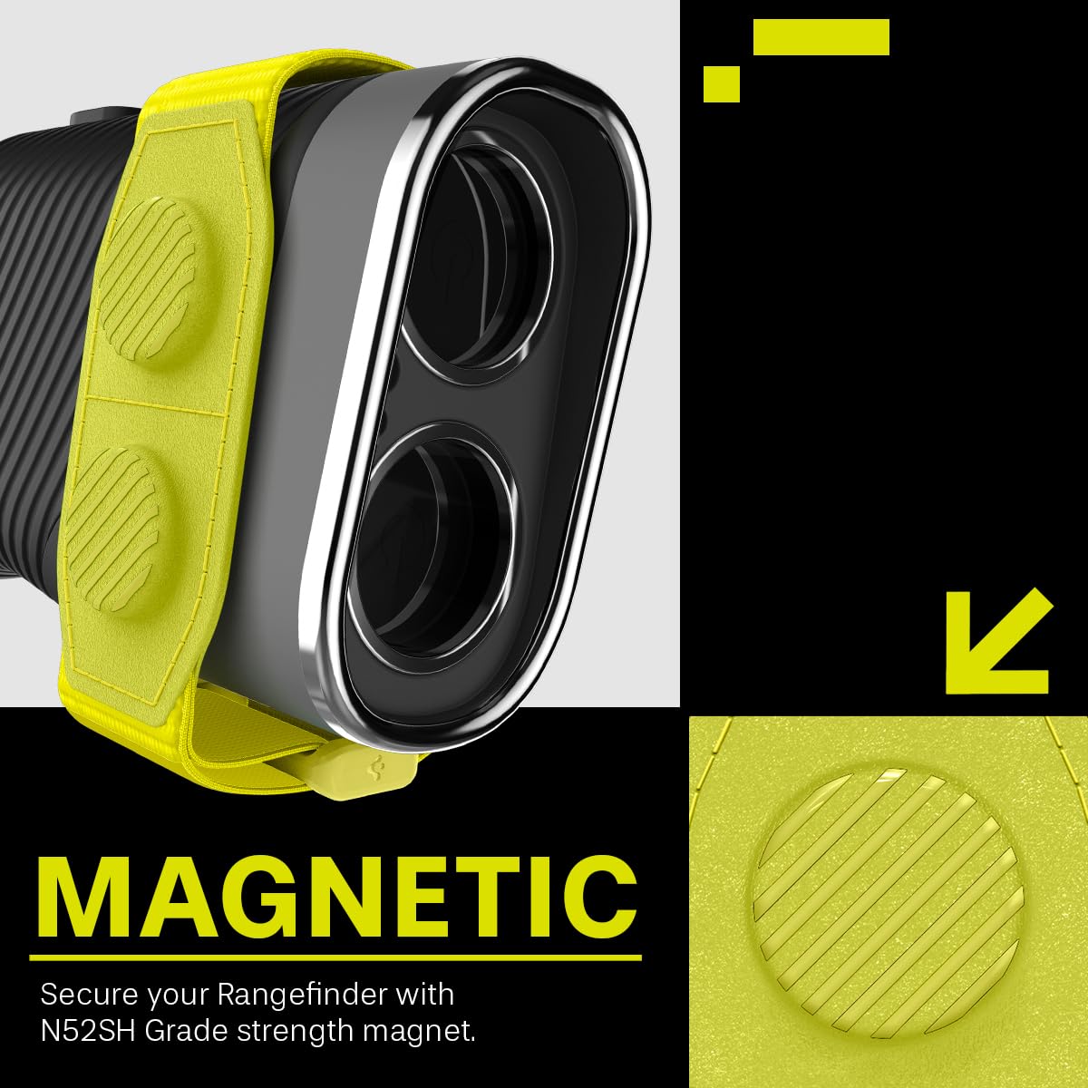 Spigen MAG-iT premium nylon fabric offers durable comfort during rounds