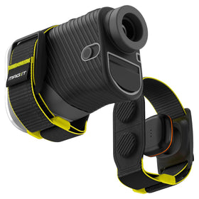 Spigen MAG-iT strap with magnetic golf rangefinder mount for secure access.