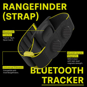 TagMe GPS tracker integrated on the strap for Find My compatibility.