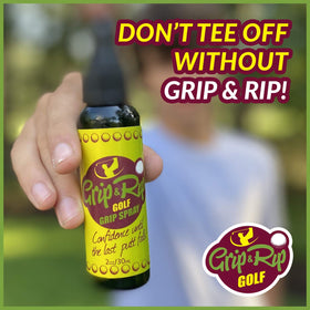 SPIN IT GRIPPING SOLUTION Grip N Rip training aid use supports focused swing practice.