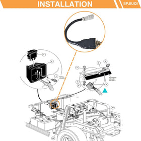 SPJIUQI 101908101 switch label for quick part identification