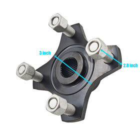 SPJIUQI Carryall rear hub assembly supports balanced handling on trails.