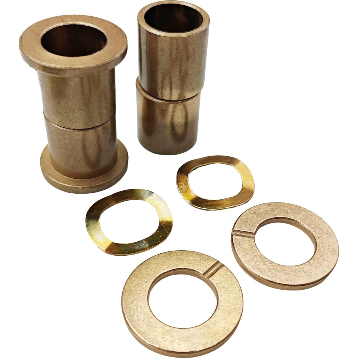 Front and rear spring bushing kit for smoother golf cart ride