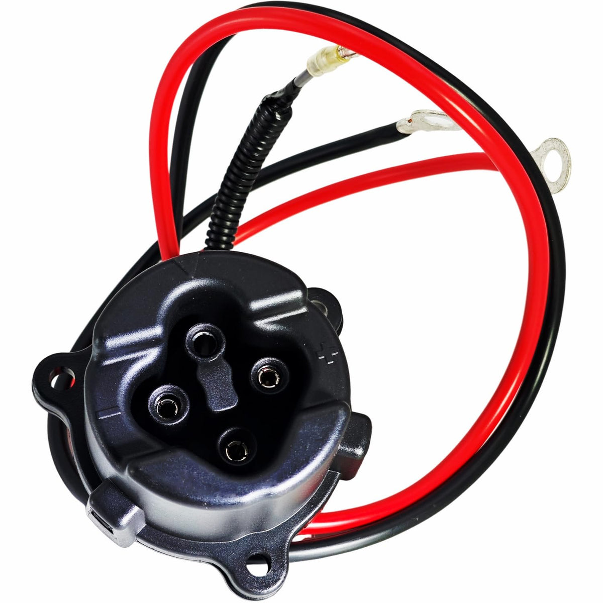 SPJIUQI JW9-H6181-00-00 golf cart charger receptacle closeup for reliable Yamaha G29 charging