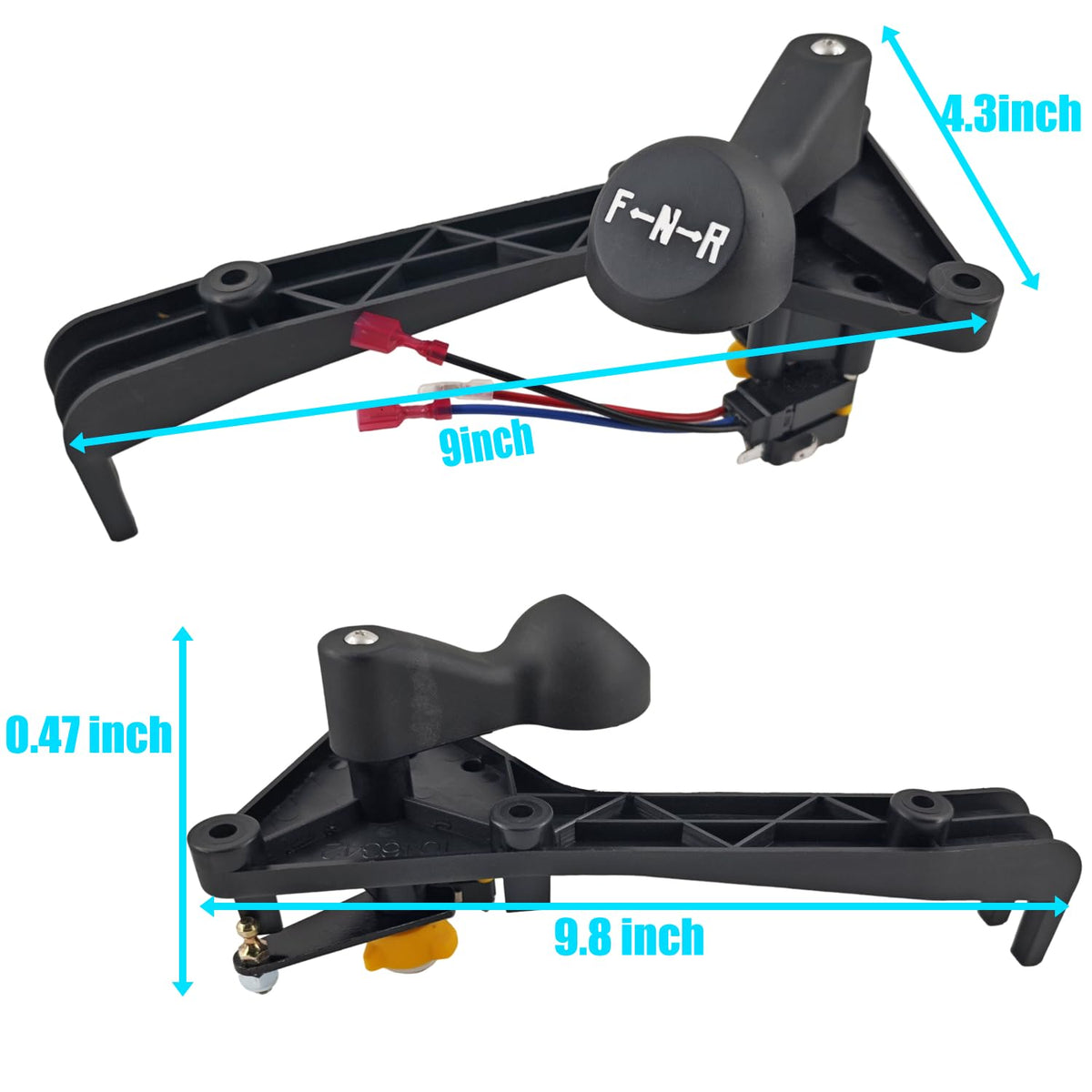 SPJIUQI package includes nuts screws and switch handle for installation