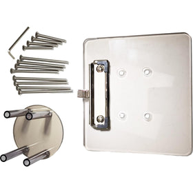 SPJIUQI scorecard holder with pencil storage keeps writing tools secure on the cart.