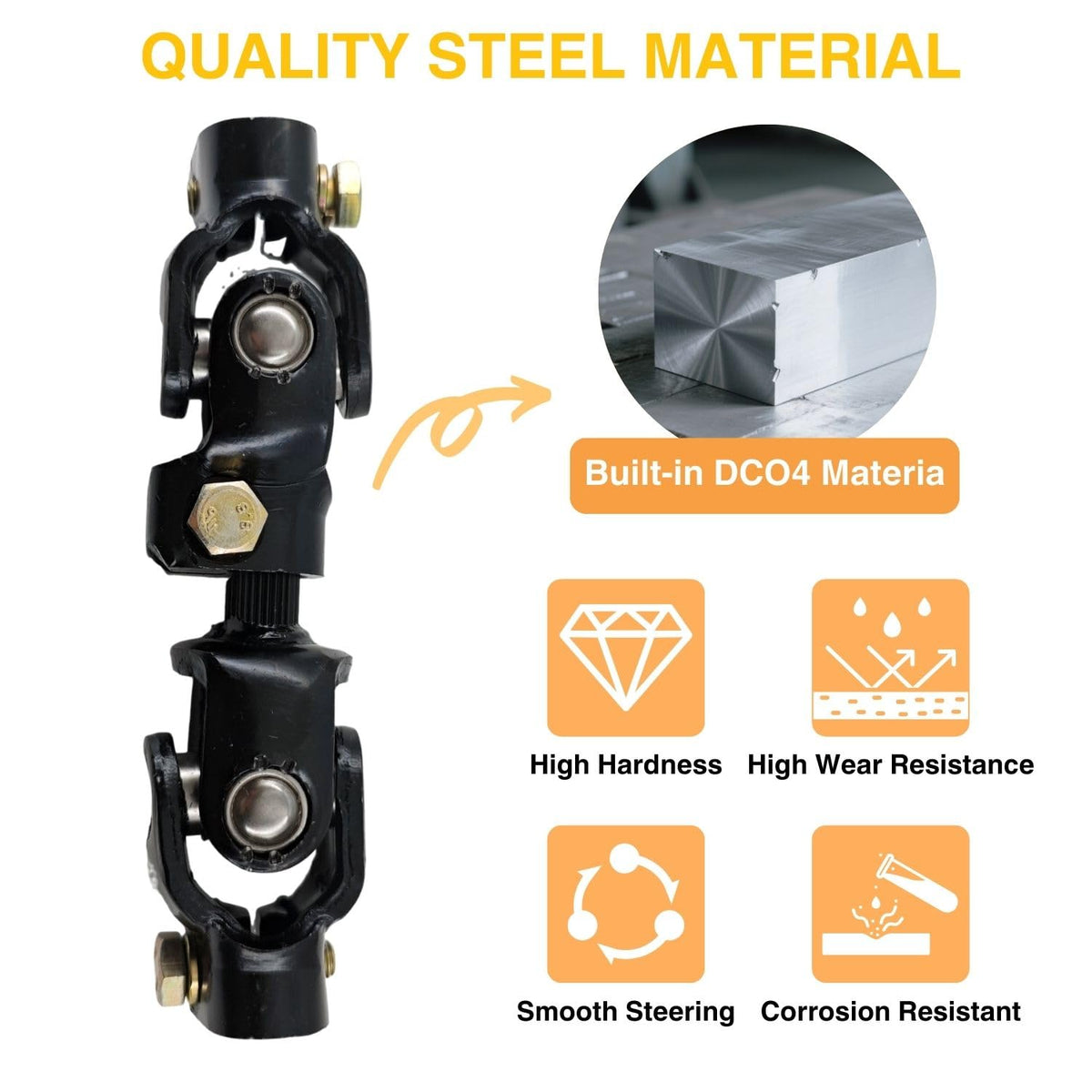 SPJIUQI steering joint packaging for Club Car DS ensures correct part.